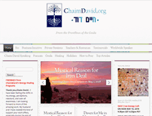 Tablet Screenshot of chaimdavid.org